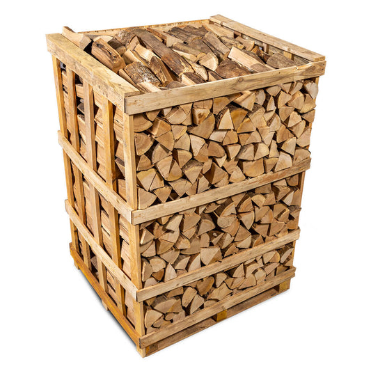 1 Palette Brennholz 25cm – Hartholz Mix Buche/Eiche/Esche/Hainbuche – 2m³