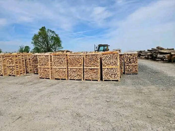 27 RM Buchenholz kammergetrocknet – Halbe LKW-Ladung ofenfertig
